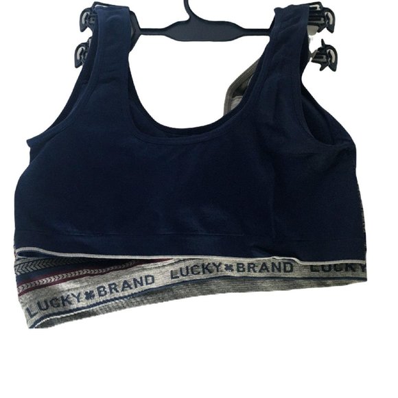 Lucky Brand Seamless Comfort Bra Bralette Set of 2 - Picture 2 of 6